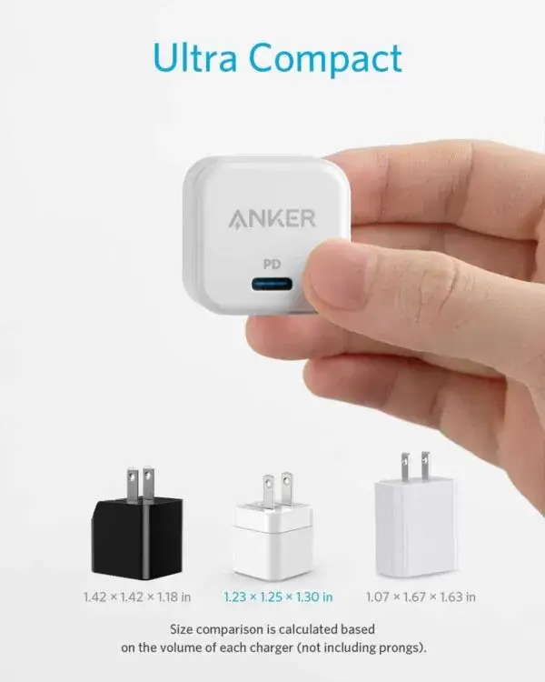 Anker PowerPort III 20W Cube USB-C Adapter