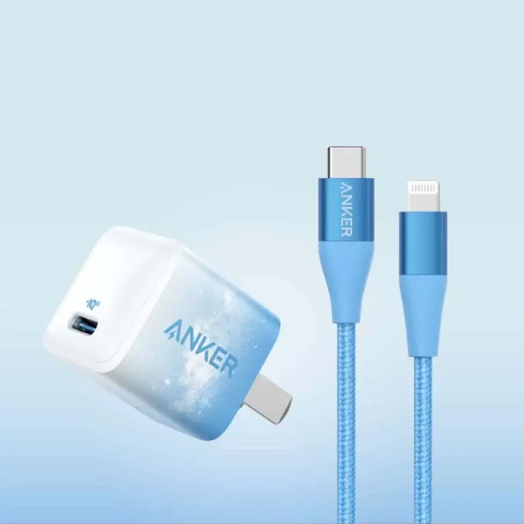 Anker PowerPort Nano Star Way 20W With Powerline II Cable