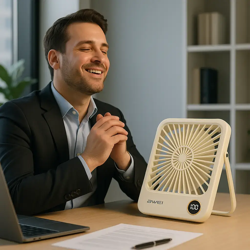 Awei F33 Ultra-Slim Desktop Fan
