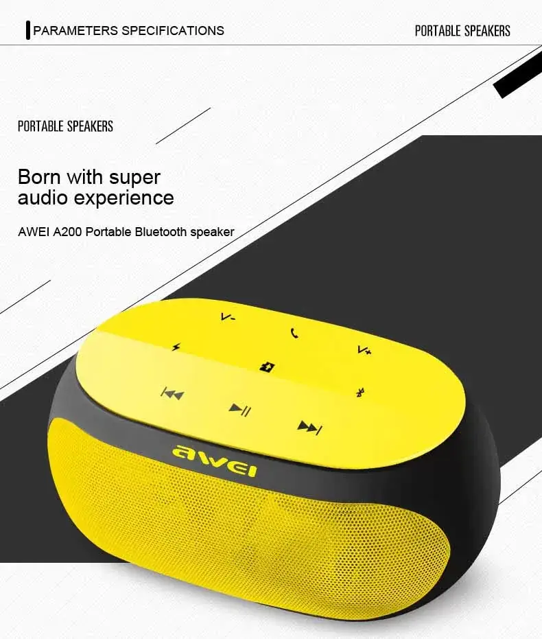 AWEI Y200 Portable Bluetooth Speaker