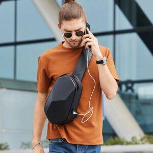 BANGE 7213 Security Meets Convenience Anti Theft Sling Bag Hands Free Freedom