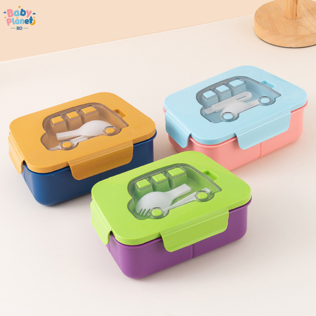 Portable Car Design Tiffin Box  Food-Grade