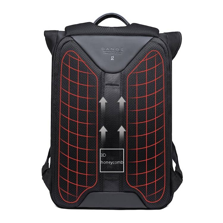 Bange BG-G66 Foldable & Functional  Smart Men's Business Backpack for Travel & Tech (Waterproof, Custom)