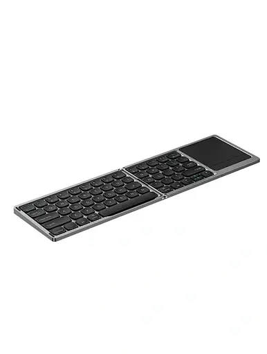 WiWU FMK-04 Wireless Laptop Keyboard: 81-Key Foldable Aluminum Alloy Keyboard with Touchpad