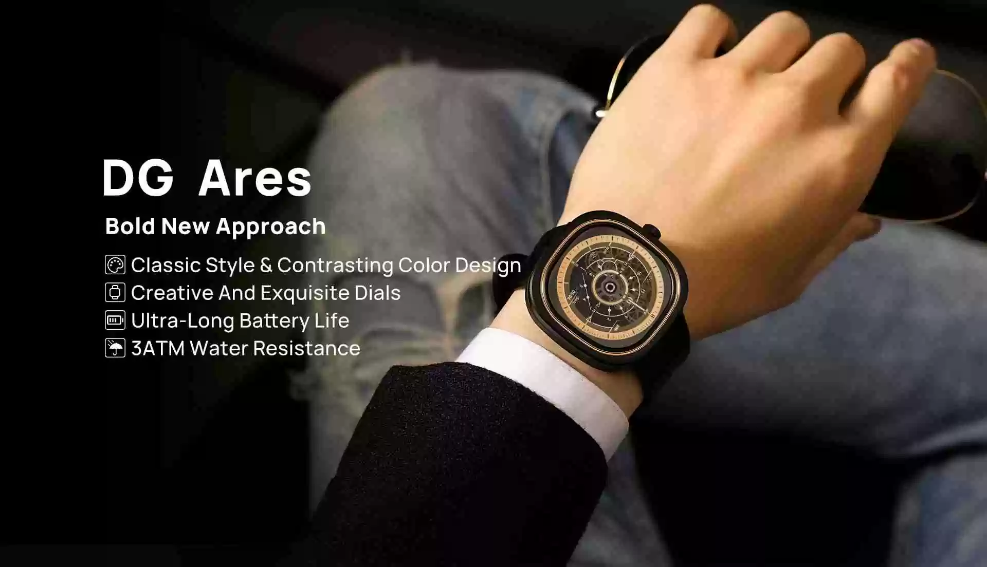 DOOGEE DG Ares Fashion Punk Design Smart Watch