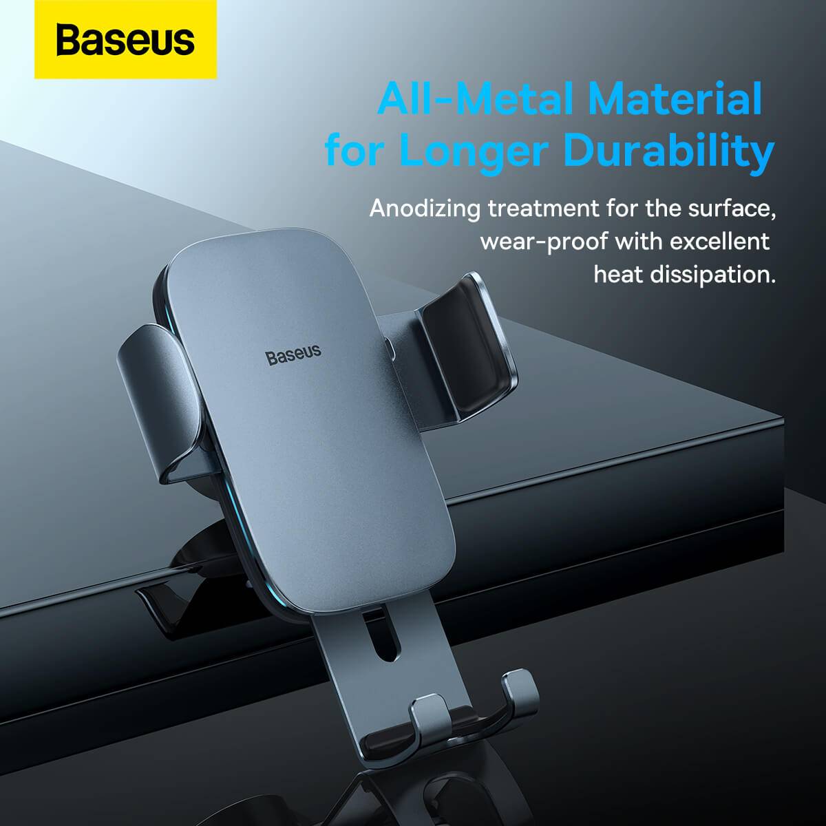 Baseus Metal Age II Gravity Car Mount (Round Air Vent Version)