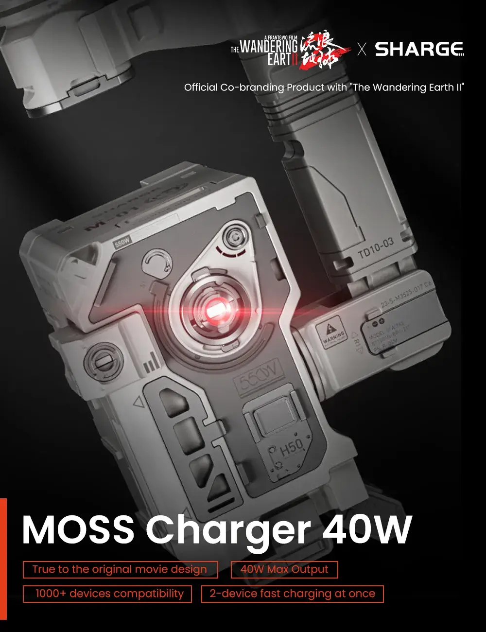  Sharge MOSS 40W Blazing Speeds & Dual USB C Powerhouse