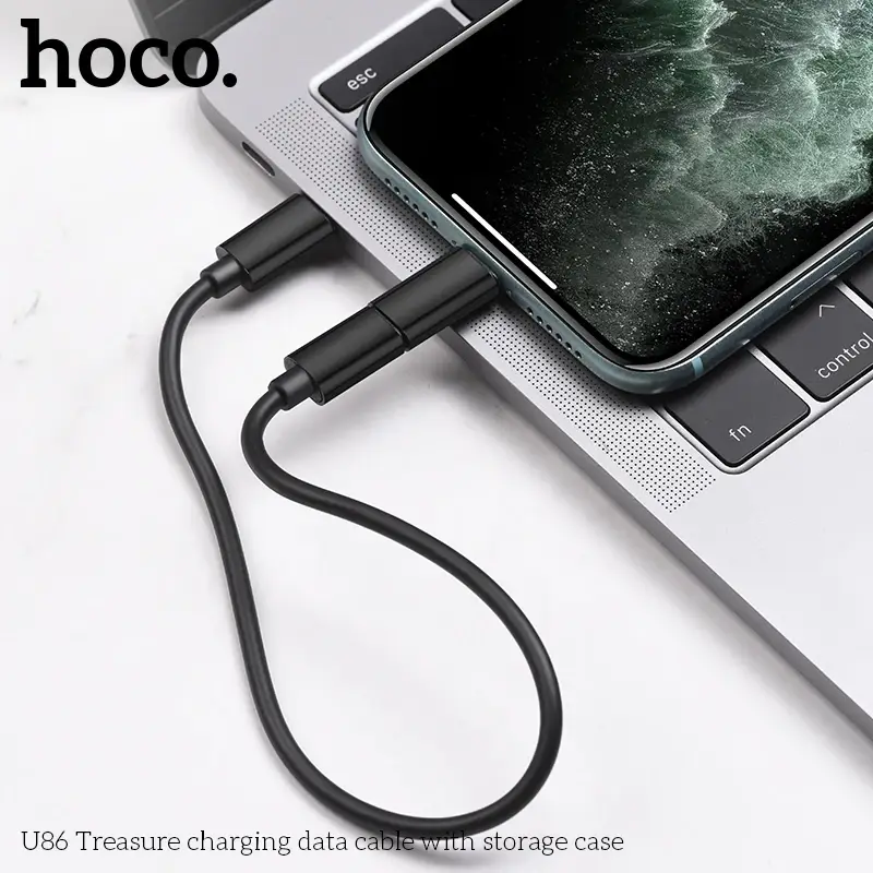 Hoco u86 versatile portable charging data cable with stylish case