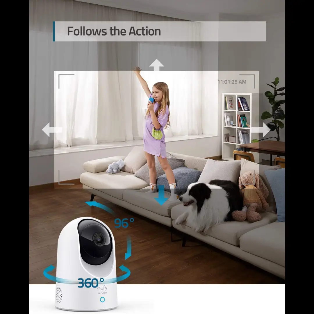 Eufy Security Indoor Cam E220 2K Resolution with On-Device AI