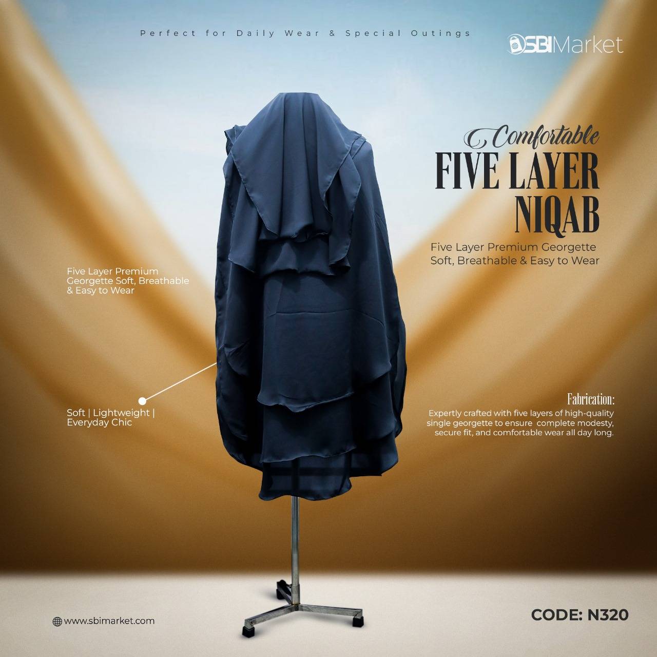 Five Layer Niqab