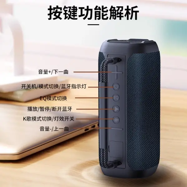 WiWU P17 Wireless Speaker Experience Stereo Sound with Microphone