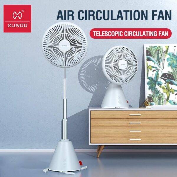 Xundd XDOT-024 USB Rechargeable Oscillating Fan 8000mAh Battery