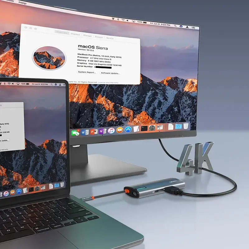 LDNIO DS-16H 6 In 1 USB C Docking Station