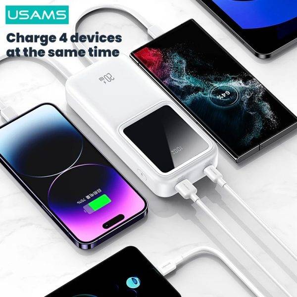 USAMS US-CD212 20000mAh PD 20W Fast Charging Power Bank