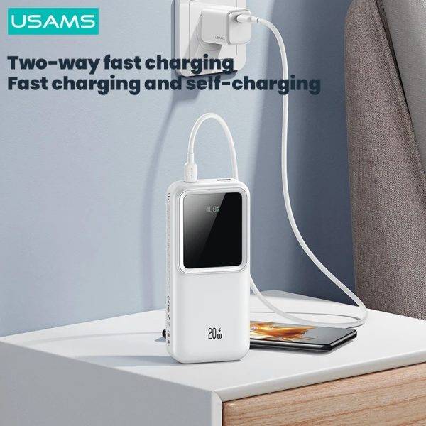 USAMS US-CD212 20000mAh PD 20W Fast Charging Power Bank