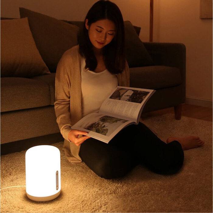 Mi Smart Bedside Lamp 2 Work with Apple Homekit, Siri, APP Remote Control