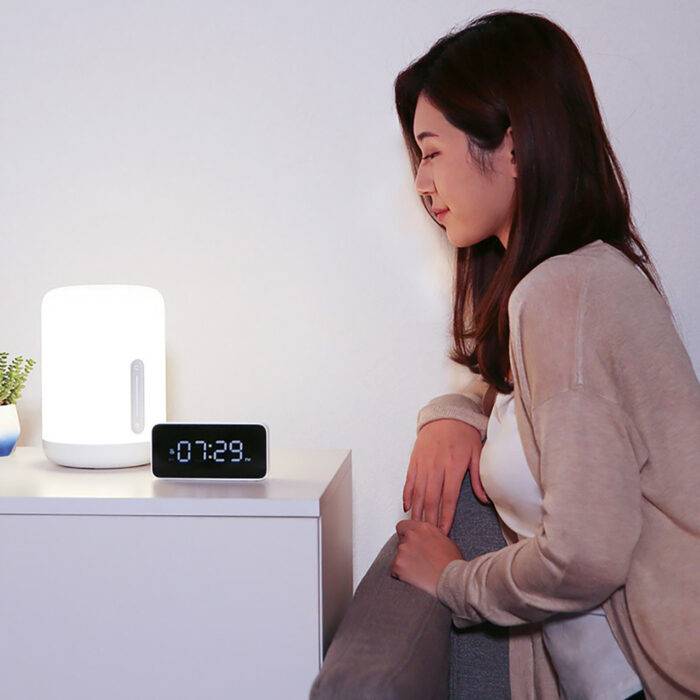 Mi Smart Bedside Lamp 2 Work with Apple Homekit, Siri, APP Remote Control