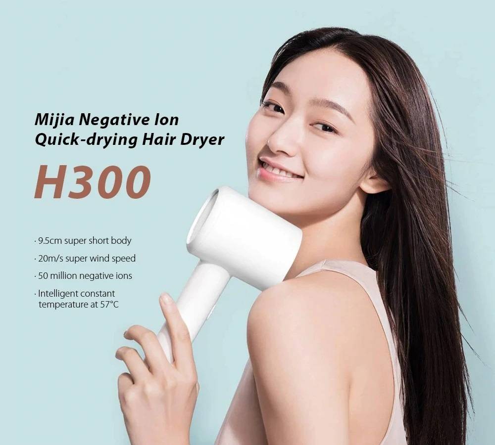 Mi Mijia H300 Negative Ion Quick-Drying Hair Dryer