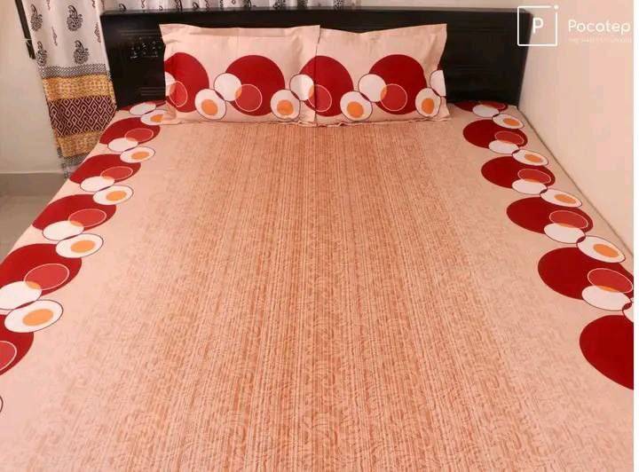 King Size Bedsheet New Collection  (৩ পিসের সেট)