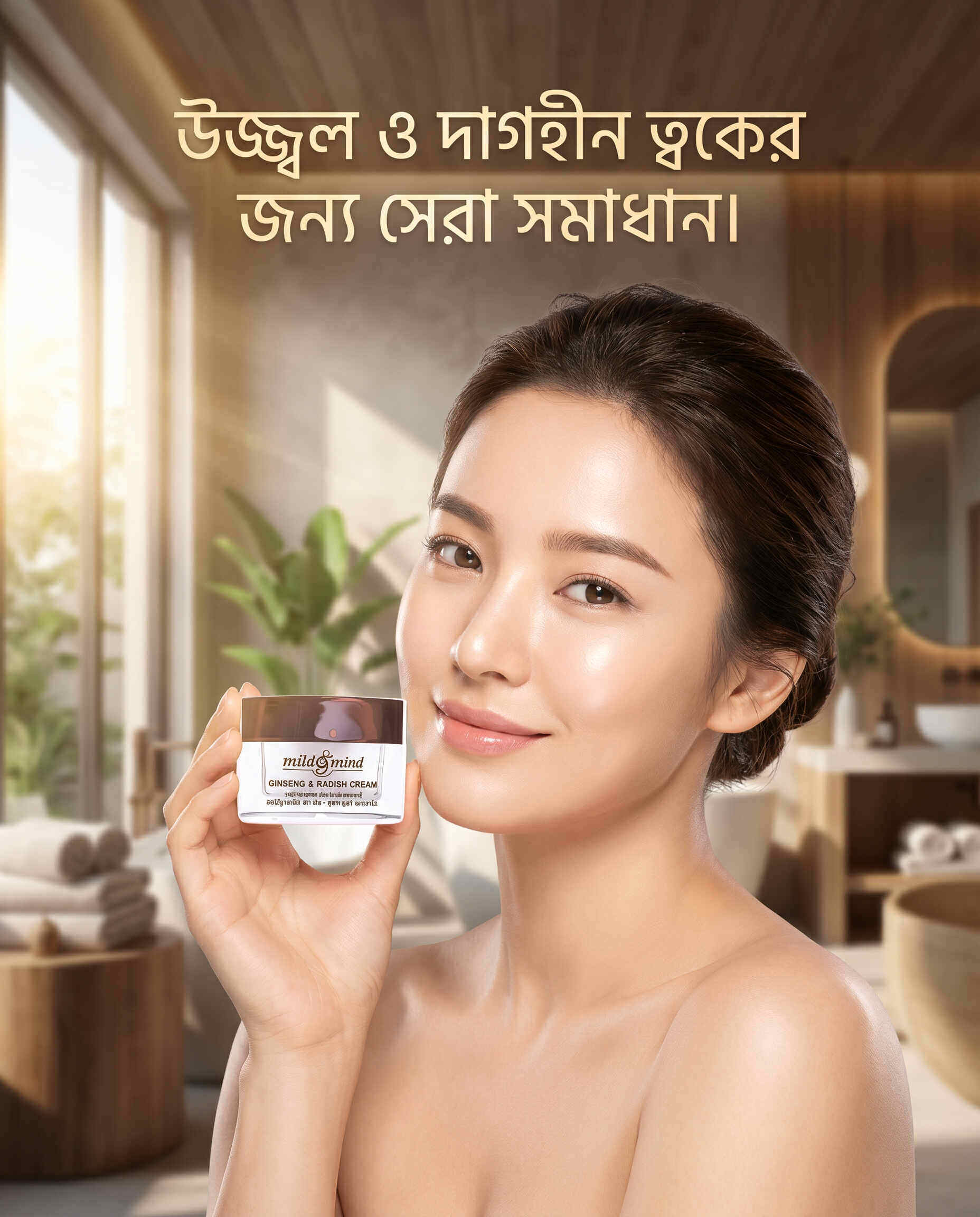 Mild and Mind Ginseng and Radish Cream - 20gm (Thailand)