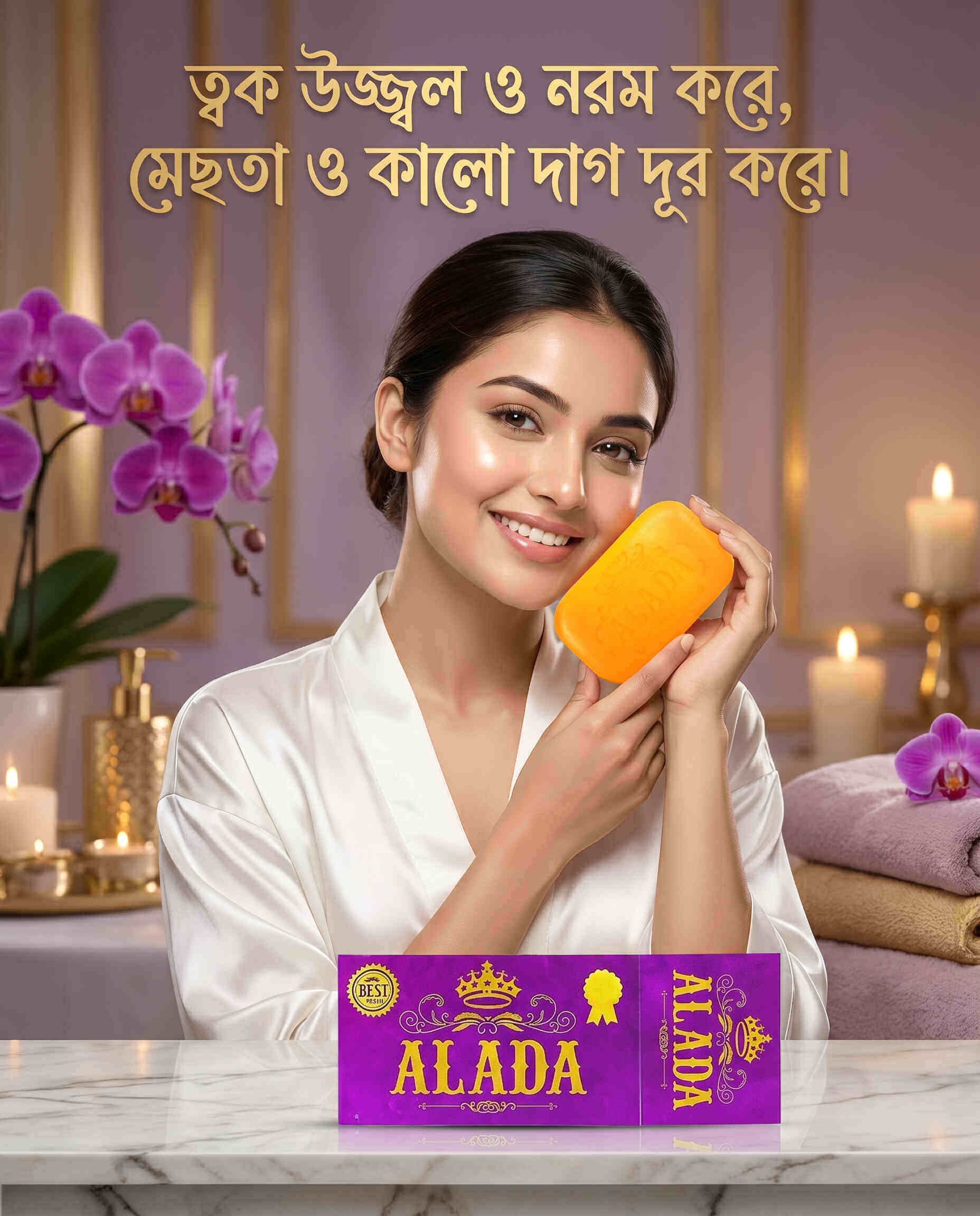 ALADA Instant Whitening Soap 160gm Thailand