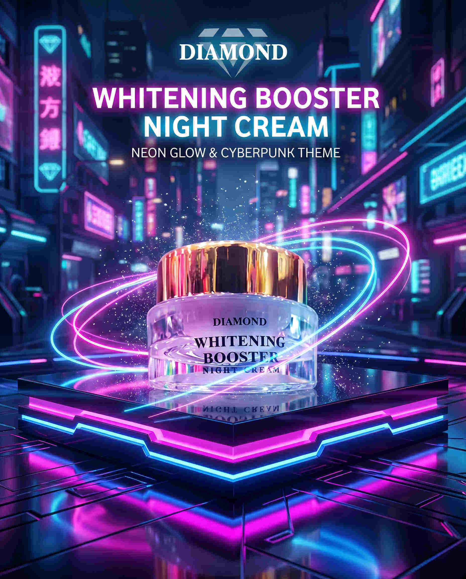 Diamond Whitening Booster Night Cream
