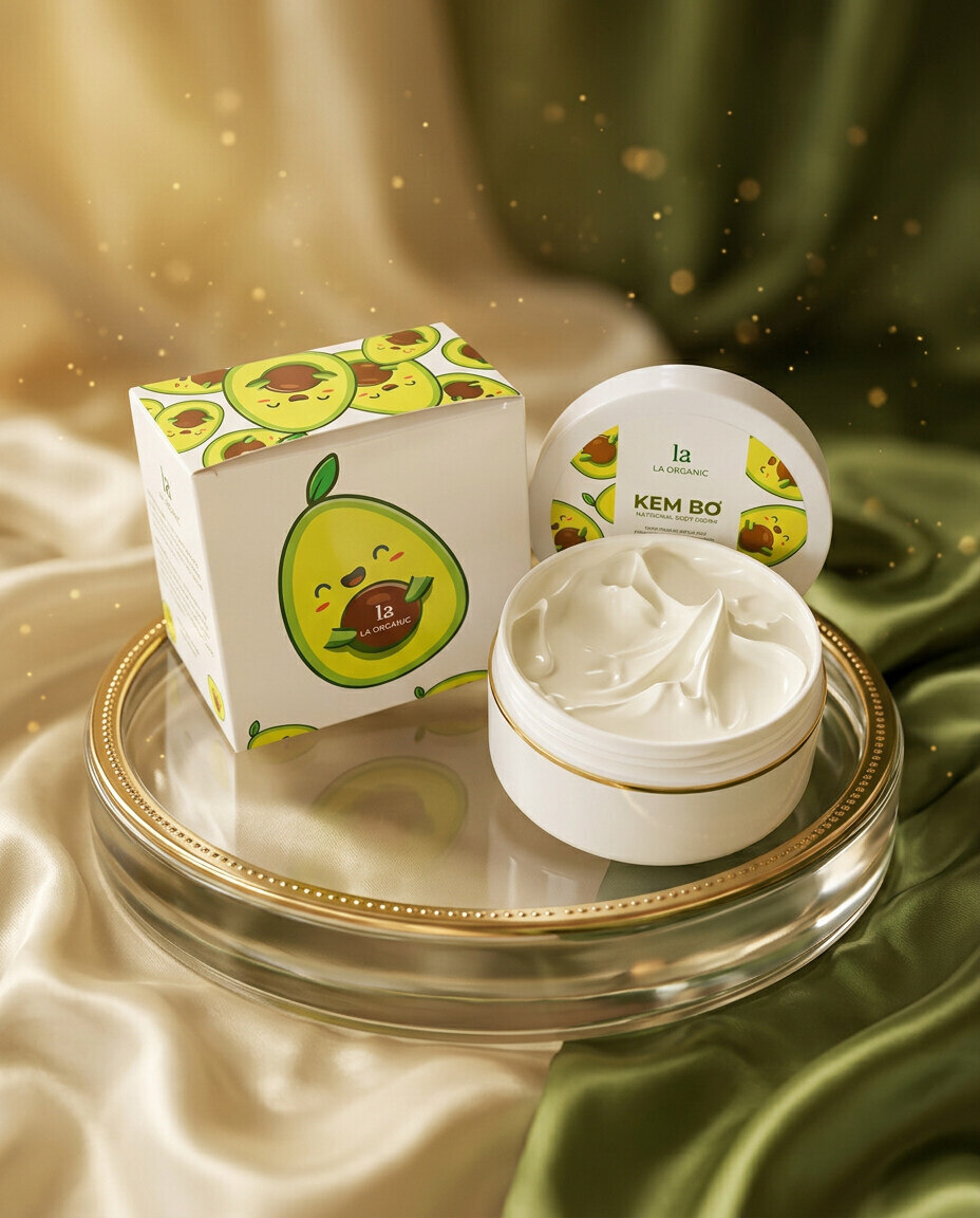 La Organic Avocado Kem Bo Body Cream (300gm)