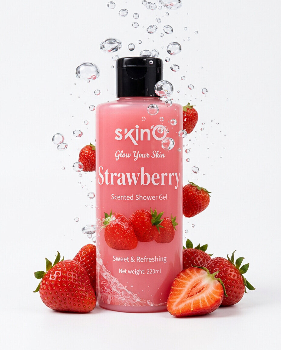 Skin’O Strawberry Scented Shower Gel
