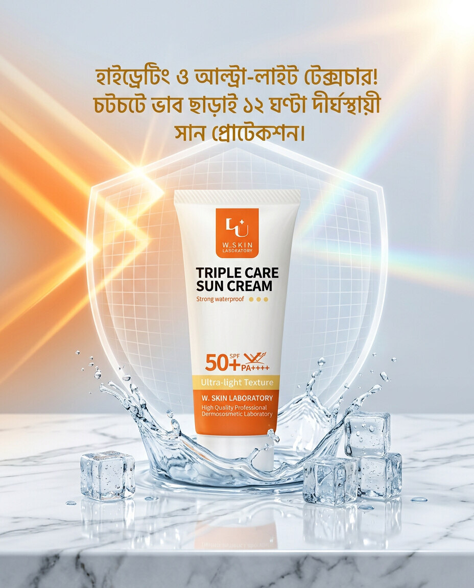 W.Skin Laboratory Triple Care Sunscreen (60ml)