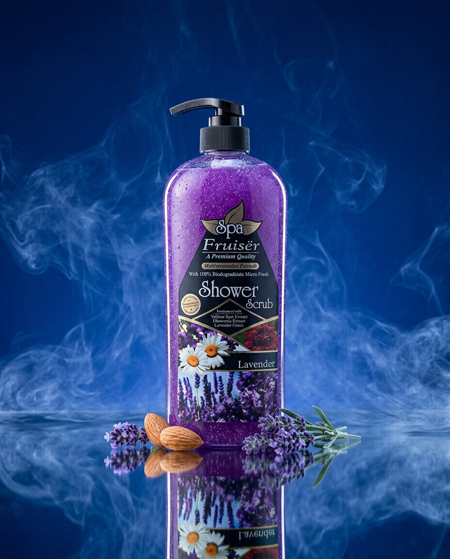SPA FRUISER SHOWER SCRUB (Lavender)