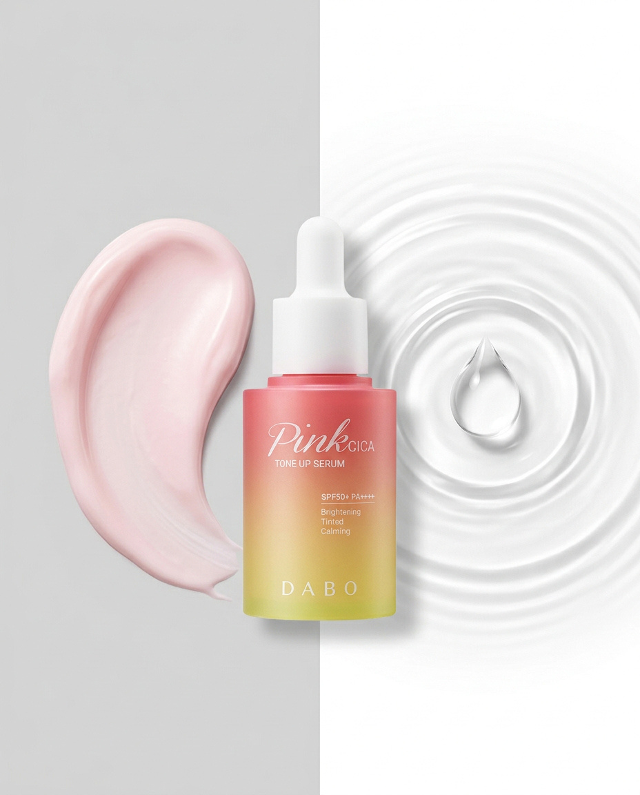 Dabo Pink Cica Tone Up Serum (30g)
