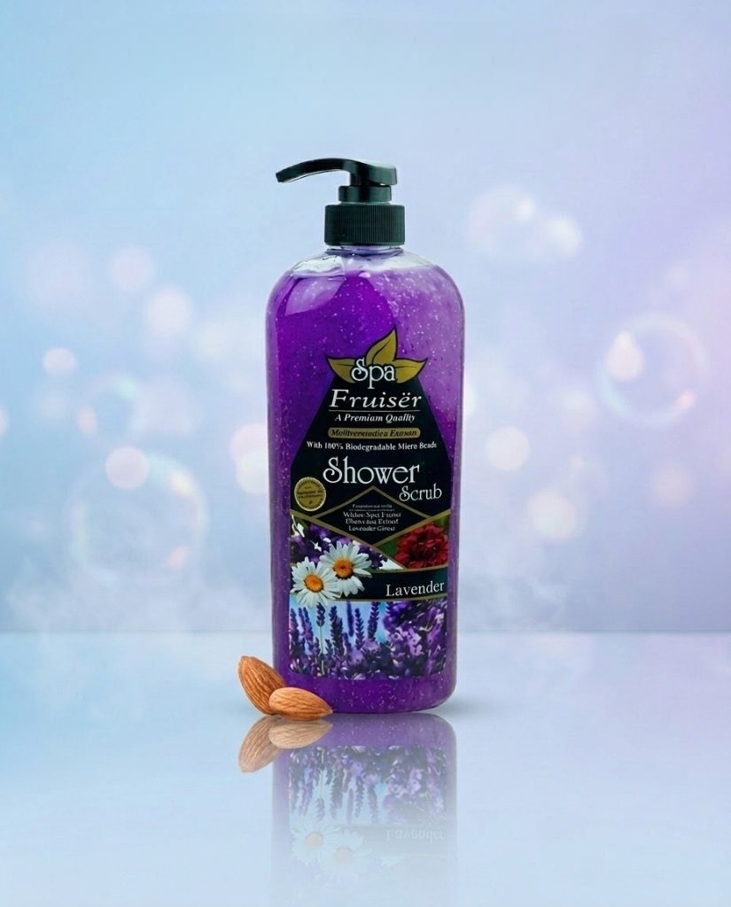 SPA FRUISER SHOWER SCRUB (Lavender)