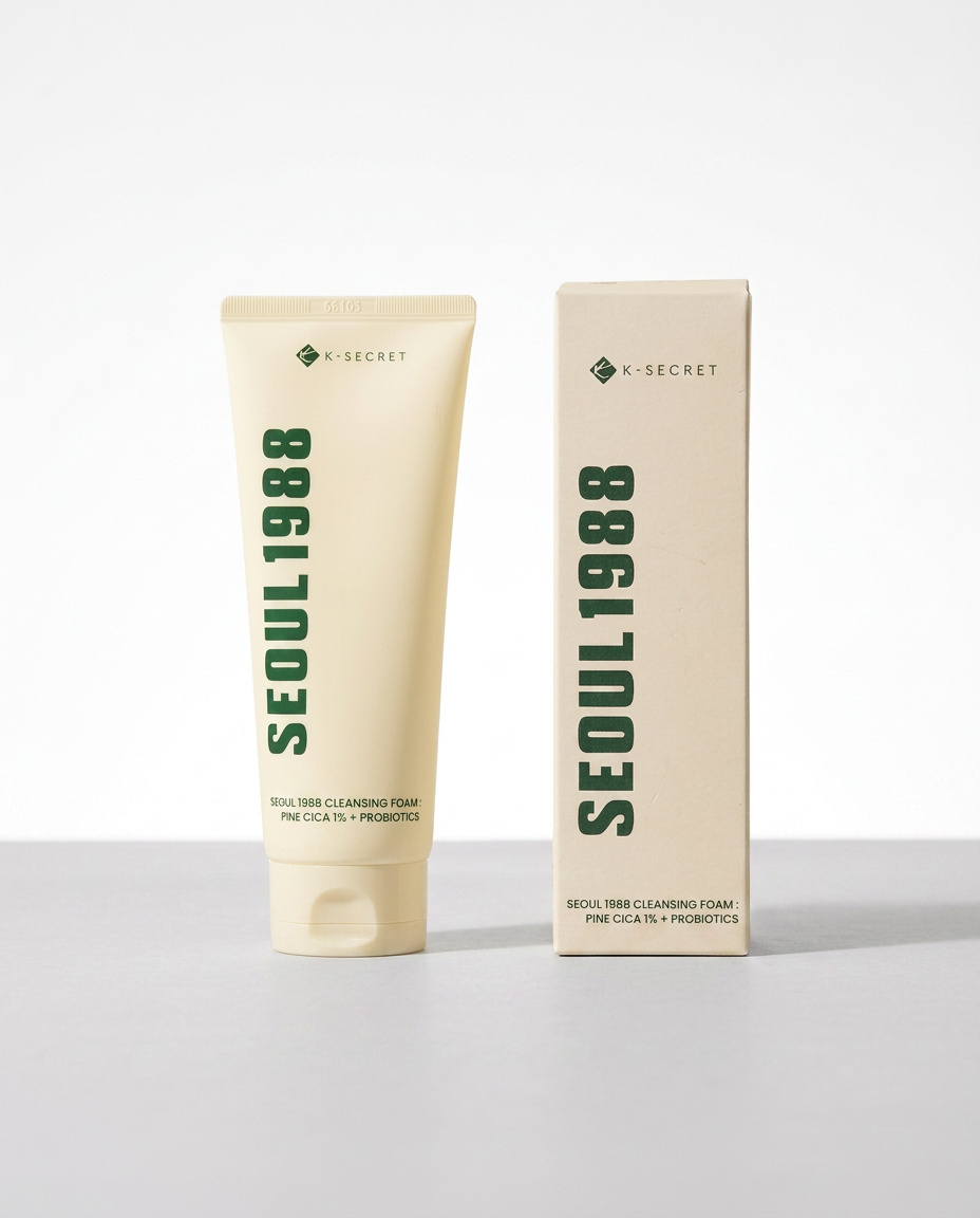 SEOUL 1988 Cleansing Foam (Pine Cica + Probiotics)