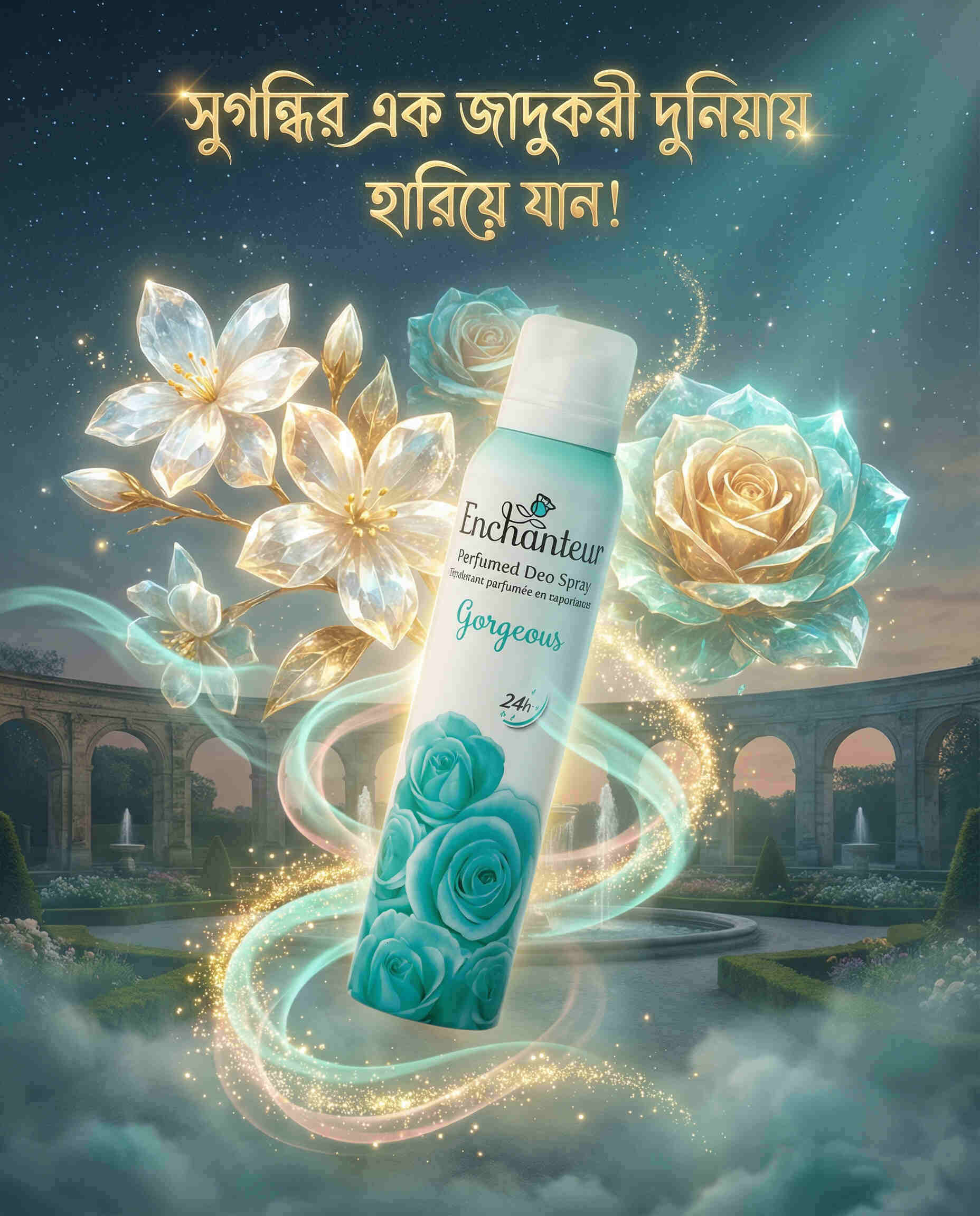 Enchanteur Gorgeous Perfumed Deo Spray