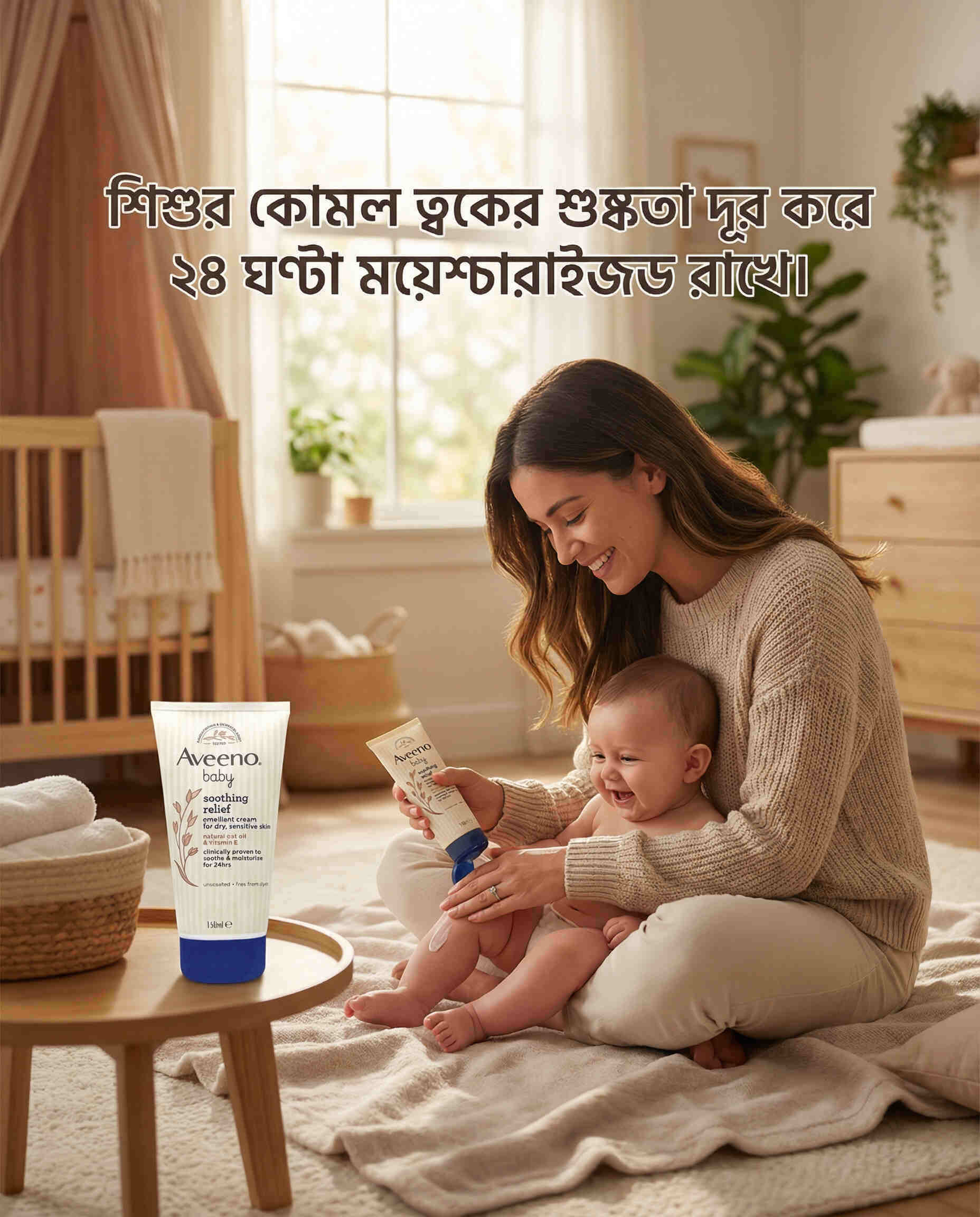 AVEENO® Baby Soothing Relief Emollient Cream (150ml)