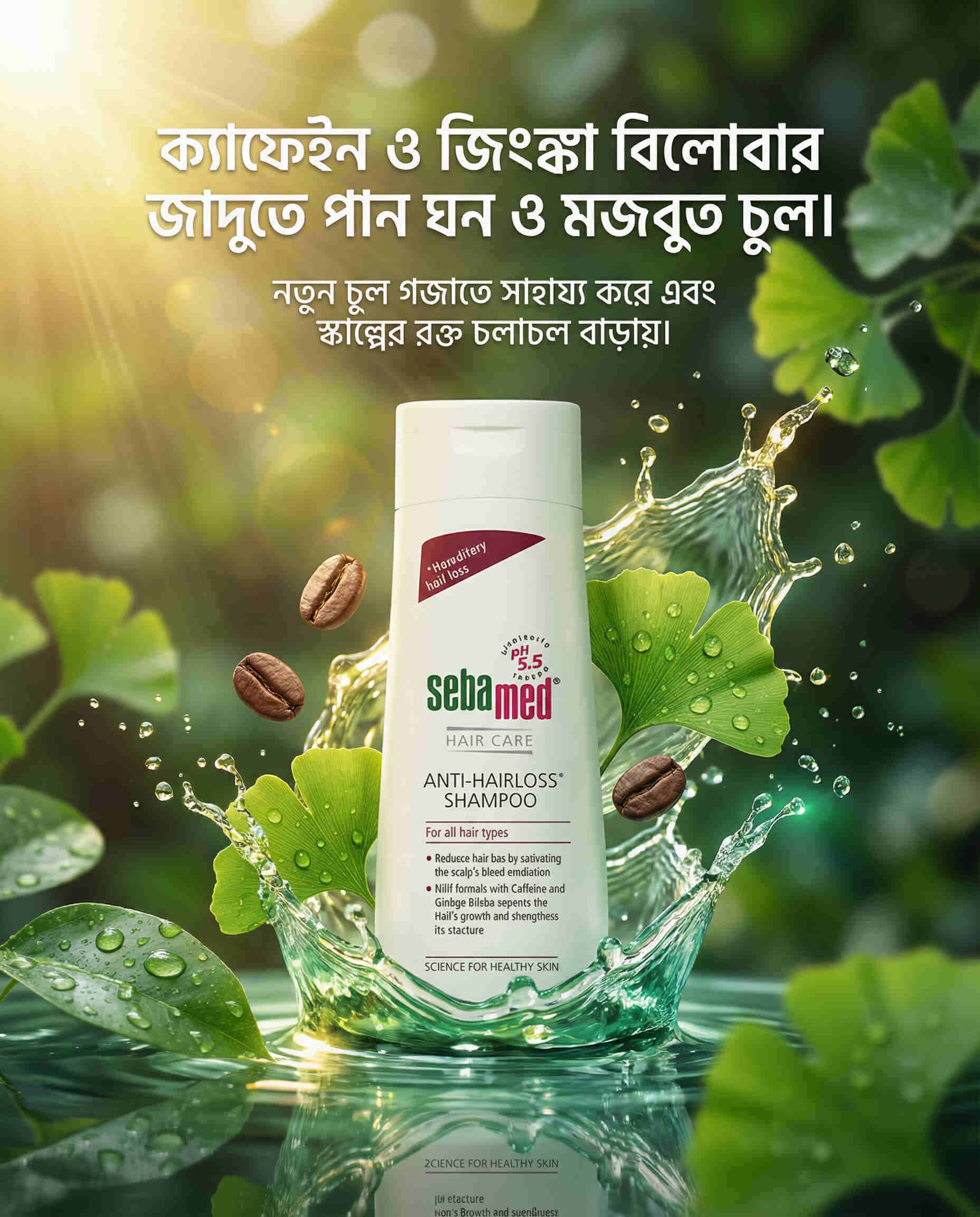 Sebamed Anti Hairloss Shampoo Reduces Hair Loss For All Hair Types 200ml