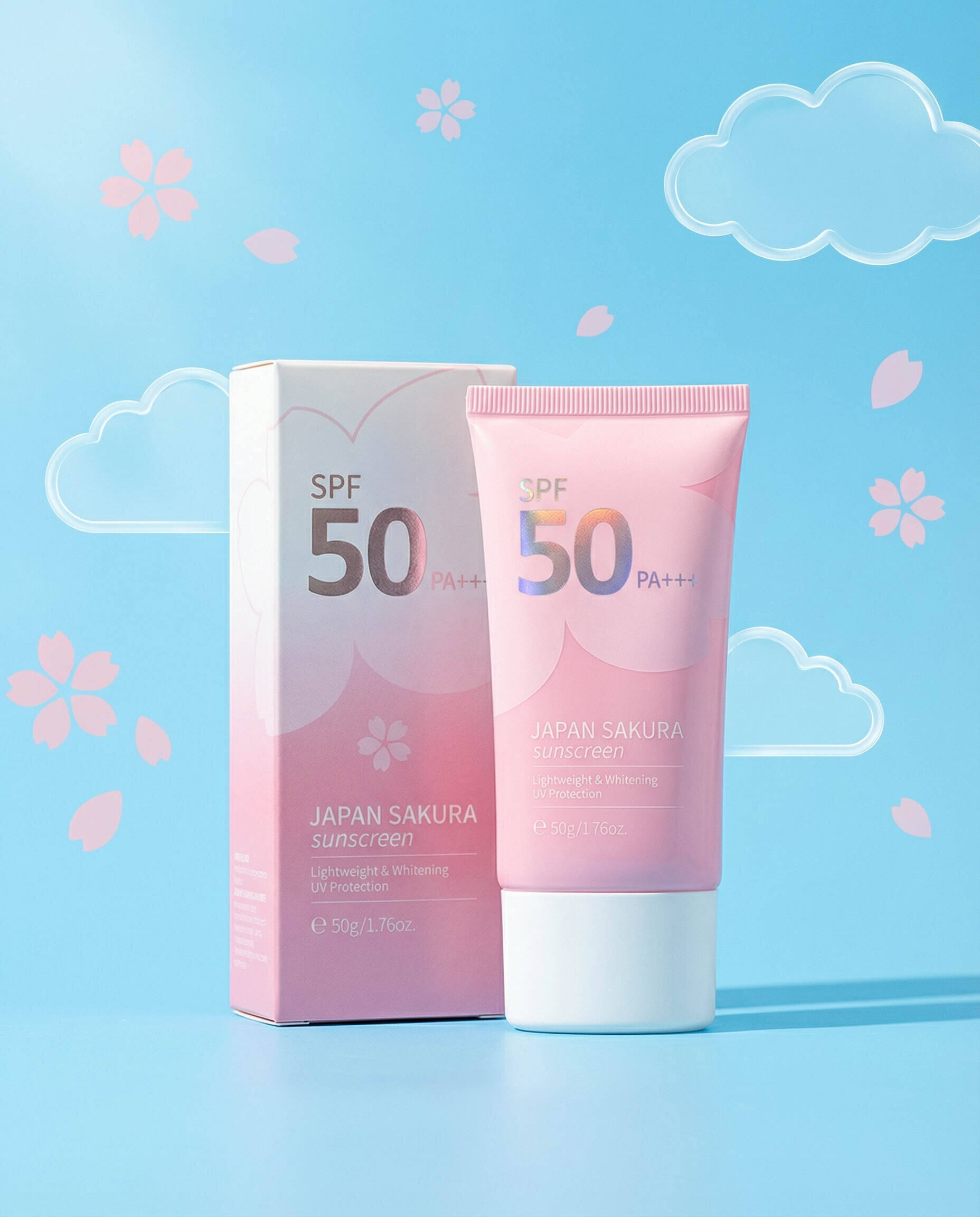 Laikou Japan Sakura Whitening Sunscreen SPF50 PA+++