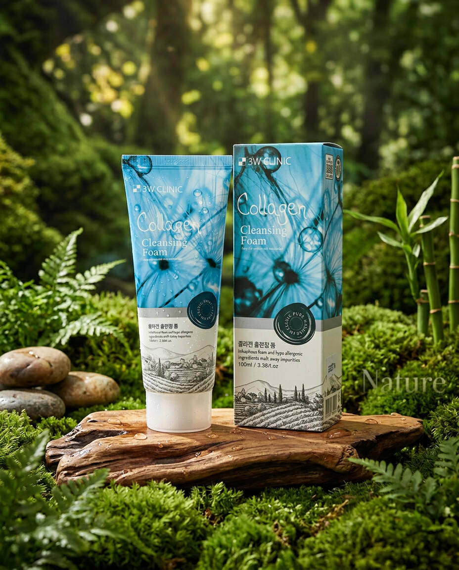 3W Clinic Collagen Cleansing Foam (100ml)