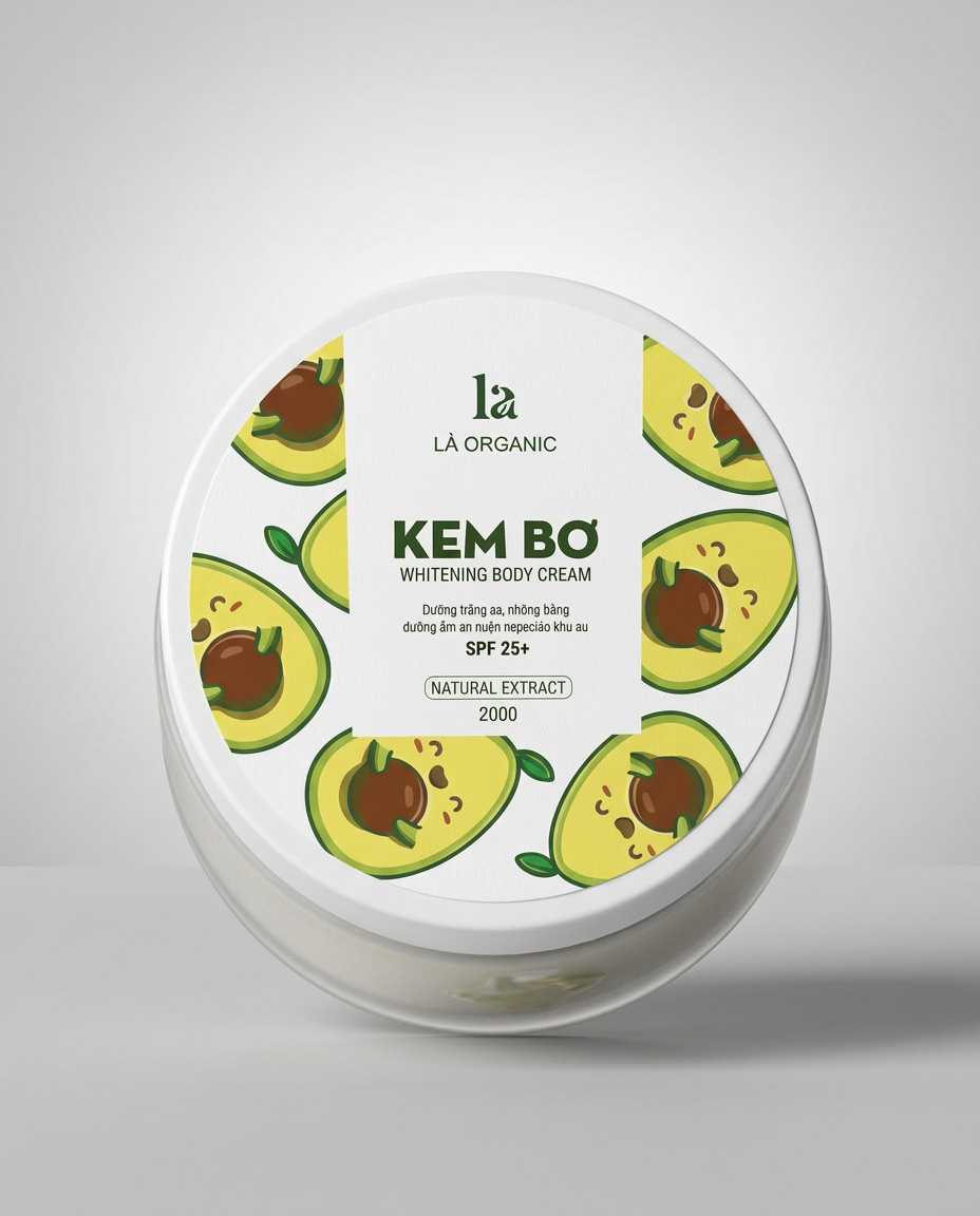 La Organic Avocado Kem Bo Body Cream (300gm)