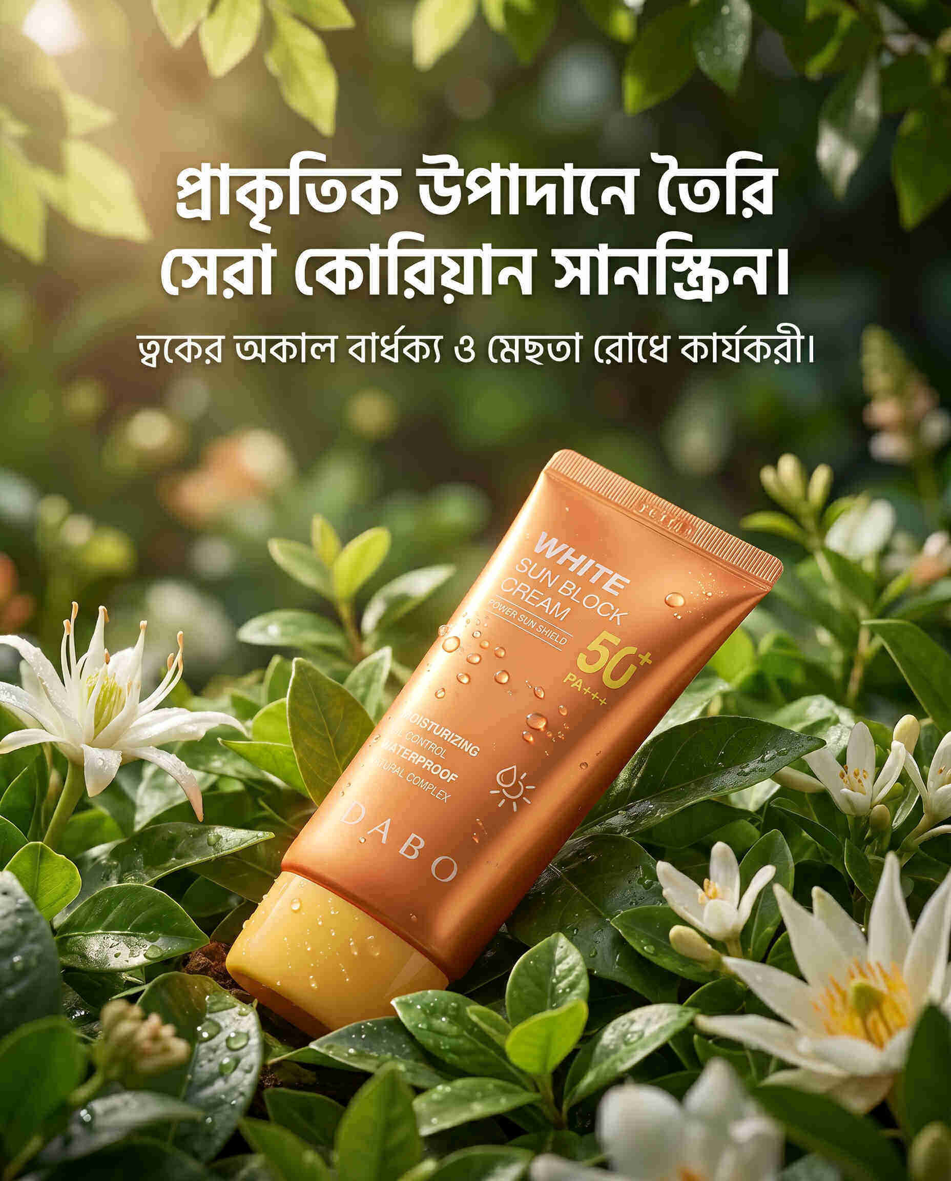 DABO White Sun Block Cream (SPF50+ PA+++)