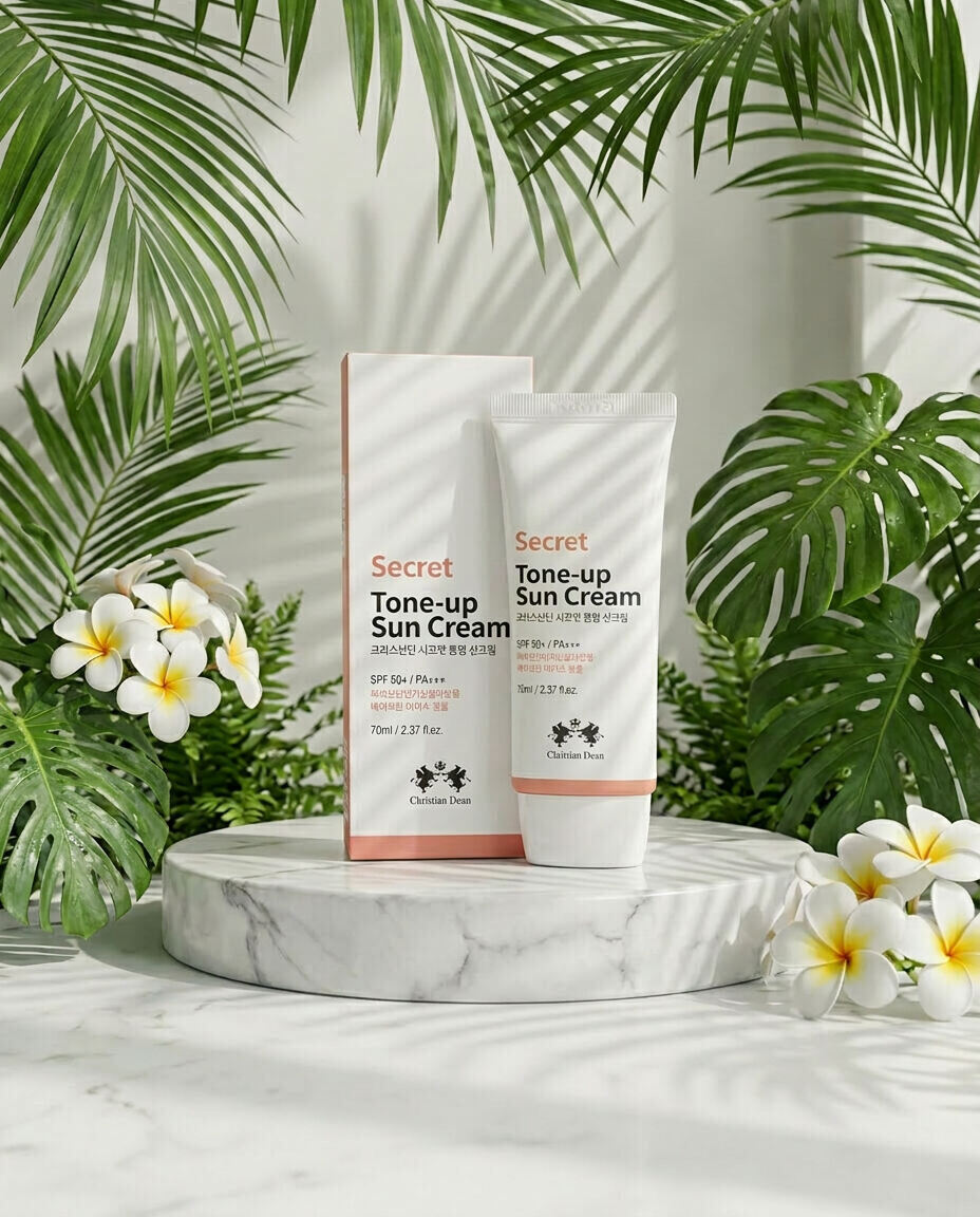 Christian Dean Secret Tone-up Sun Cream (SPF 50+ PA+++) - 70ml