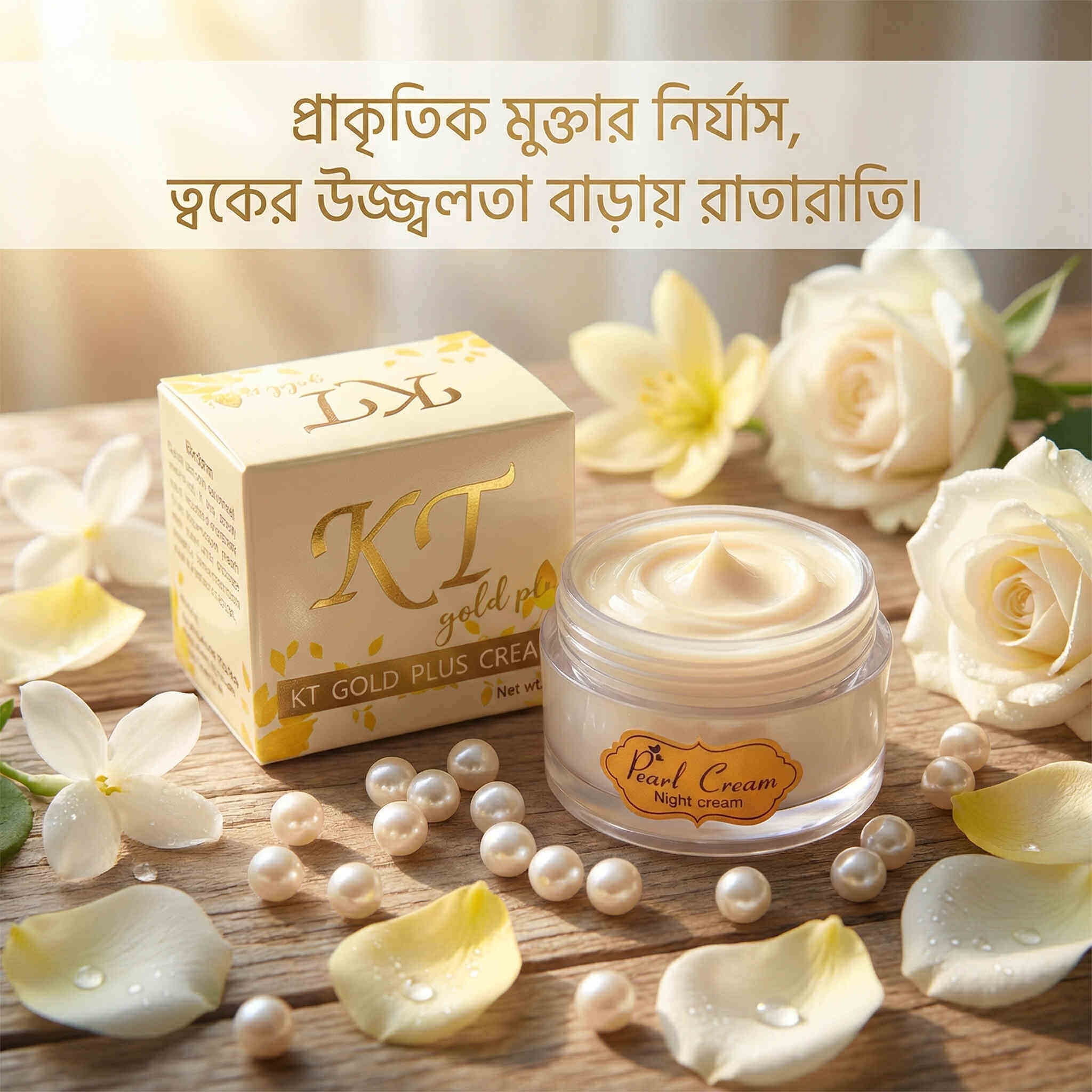 KT Night Cream Pearl Cream (10g)