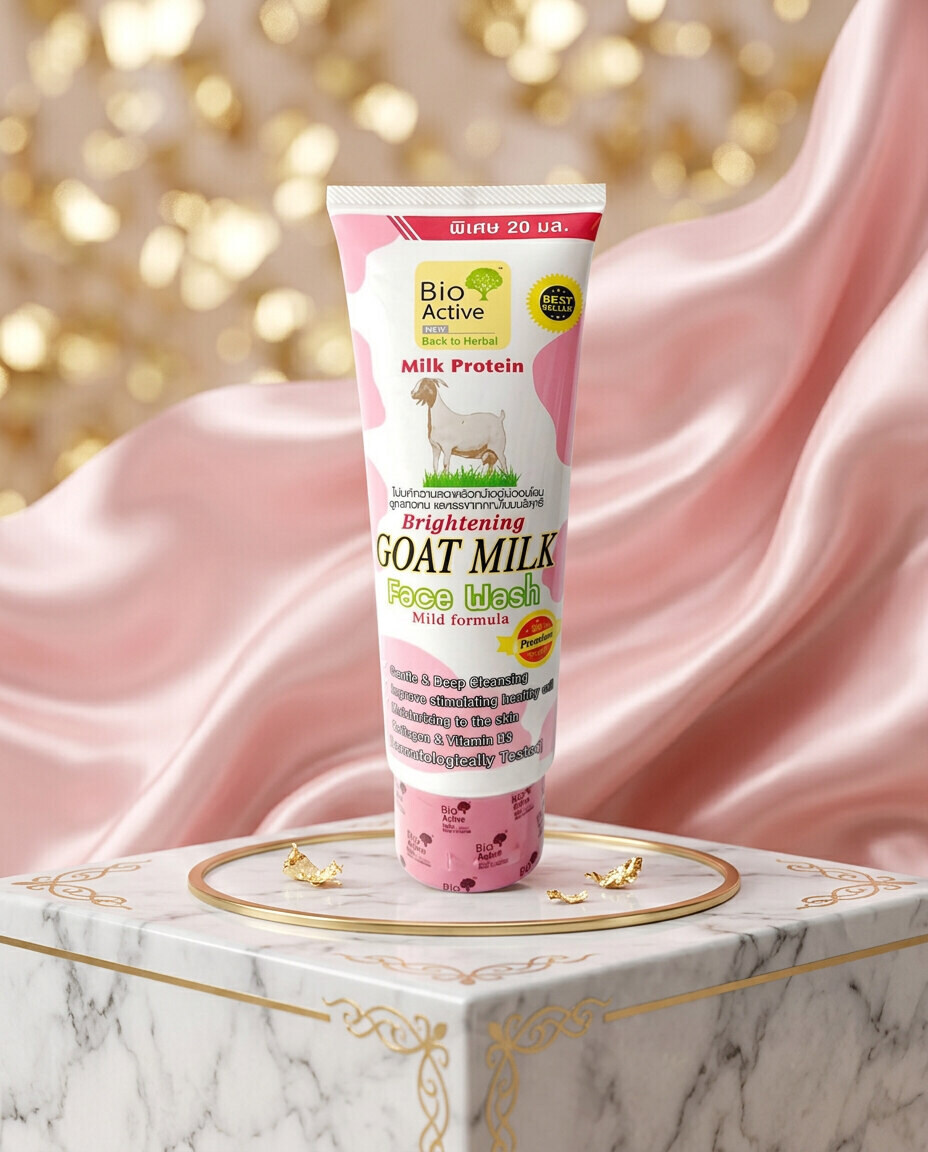Bio-Active Brightening Goat Milk Face Wash (100g)