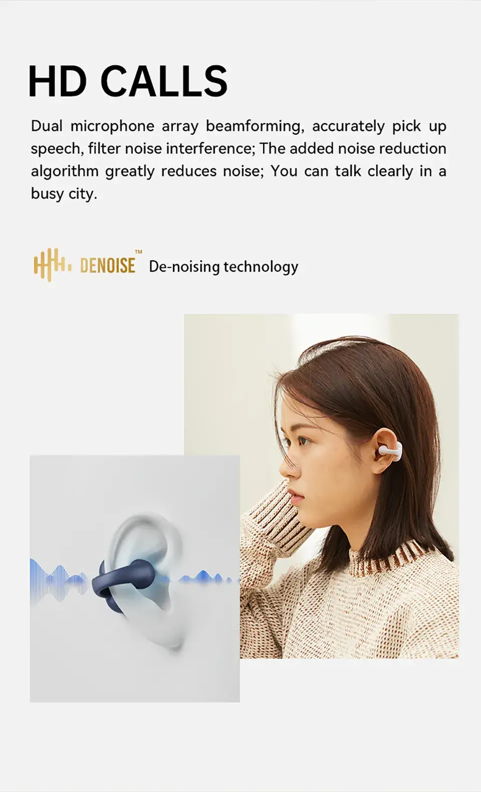 Sanag Z50S Pro Experience Open-Ear Bluetooth Earbuds with Immersive Sound