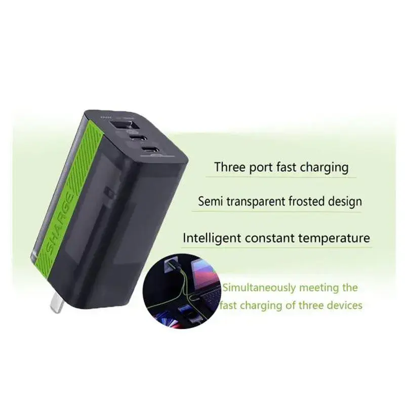 Sharge Hermit Unleash 65W GaN Powerhouse for All Your Devices Multi Port Fast Charger