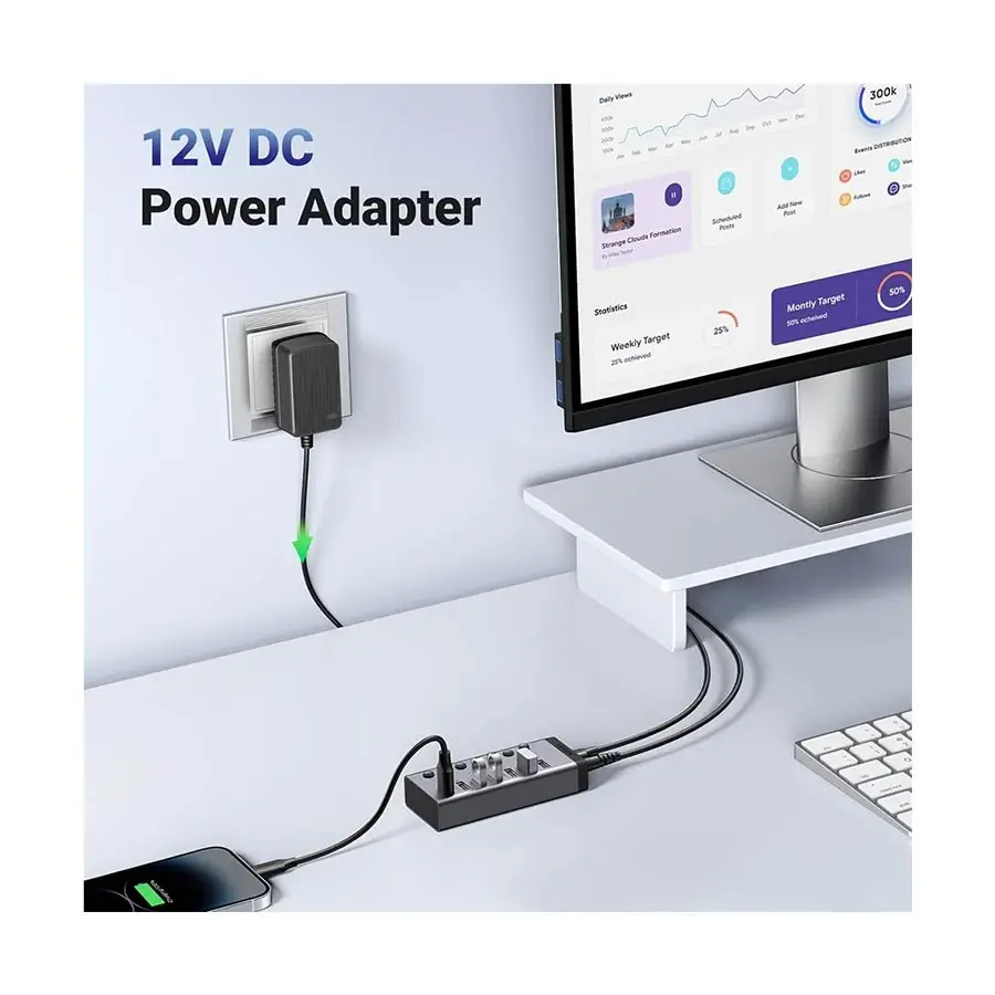 UGREEN 7-Port USB 3.0 Hub CM481 (90307)