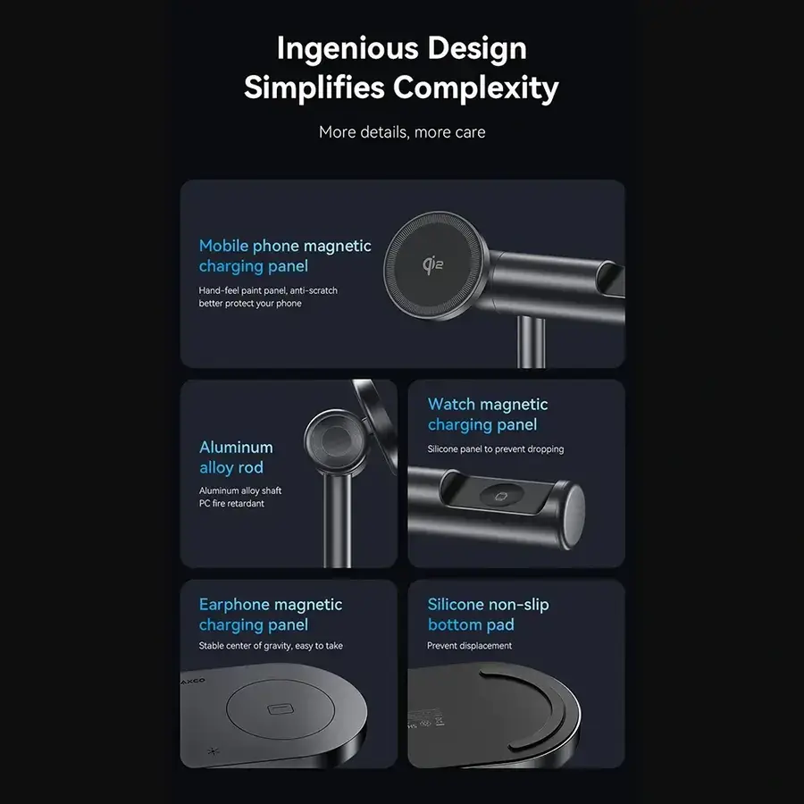 MAXCO MW16 Qi2 Magnetic Wireless Charger MAXCO MW16 Qi2 Magnetic Wireless Charger