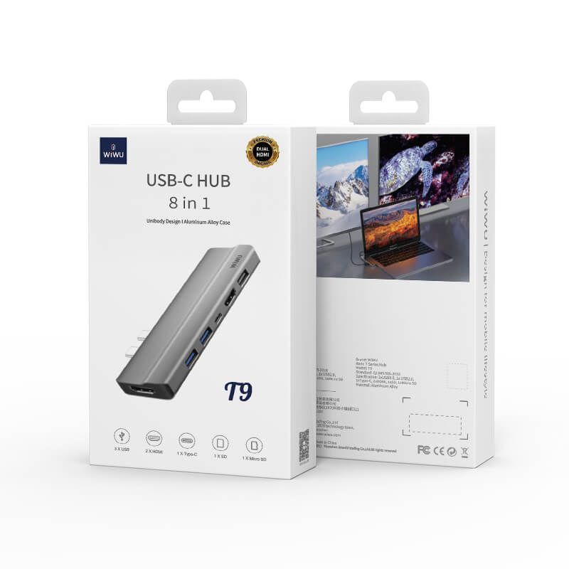 Wiwu T9 8-in-1 USB-C Hub