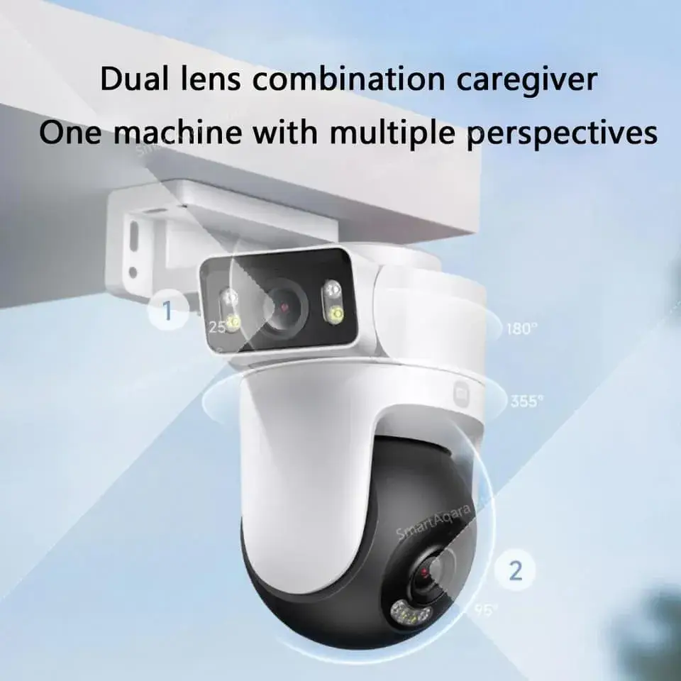 Xiaomi CW500 Dual Lens WiFi 6 Outdoor Security Camera with Night Vision