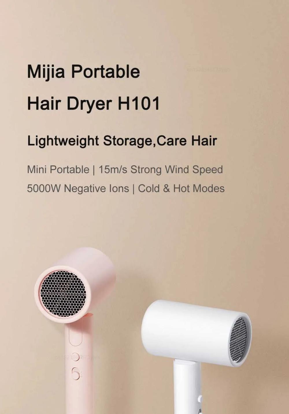 Xiaomi Mijia H101 Compact Hair Dryer 1600W